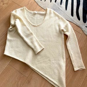 Helmut Lang asymmetric sweater